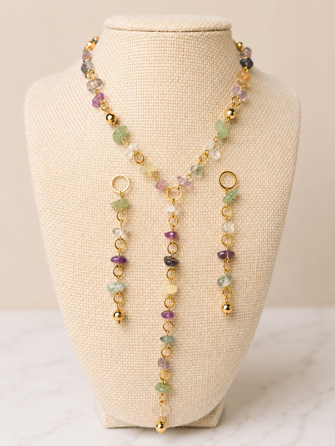 Bydionnise handmade gemstone necklace