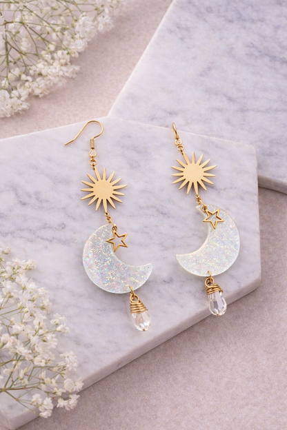 Celestial Moon Earrings