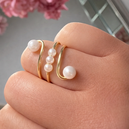 Veloura Pearl Wrap Ring