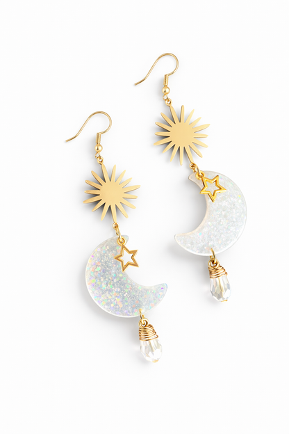 Celestial Moon Earrings