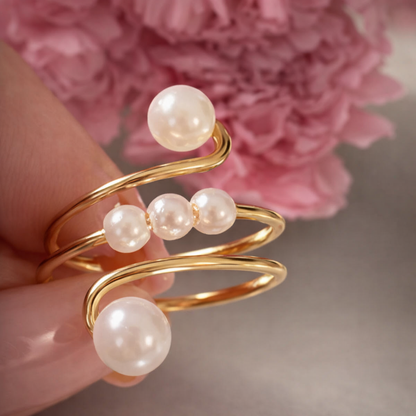 Veloura Pearl Wrap Ring
