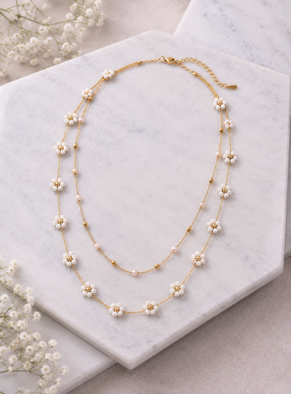 Fleurette Layer Necklace