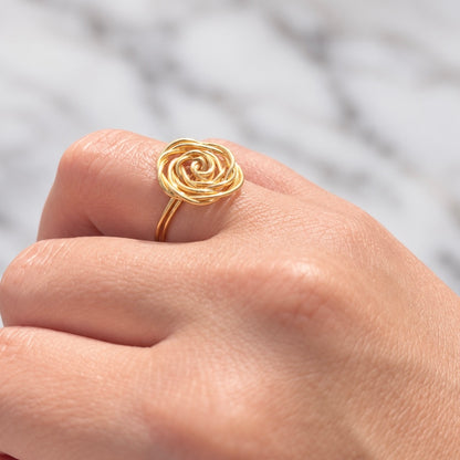 Spellbound Rose Wrap Ring