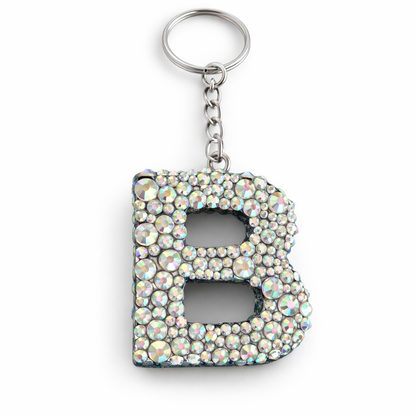 Bling letter keychain