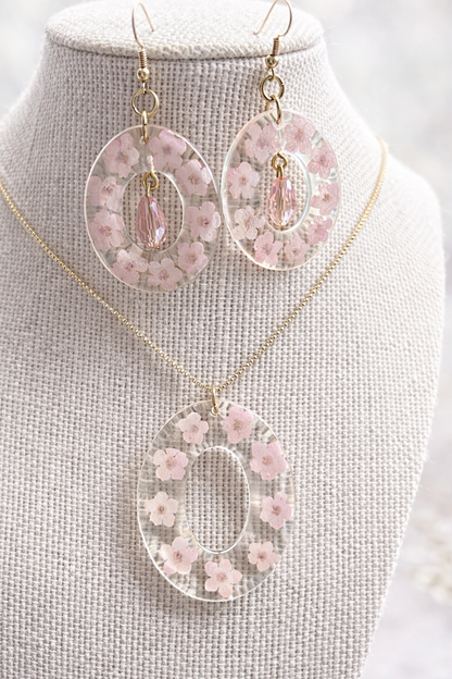 Ethereal Blossom Necklace Set